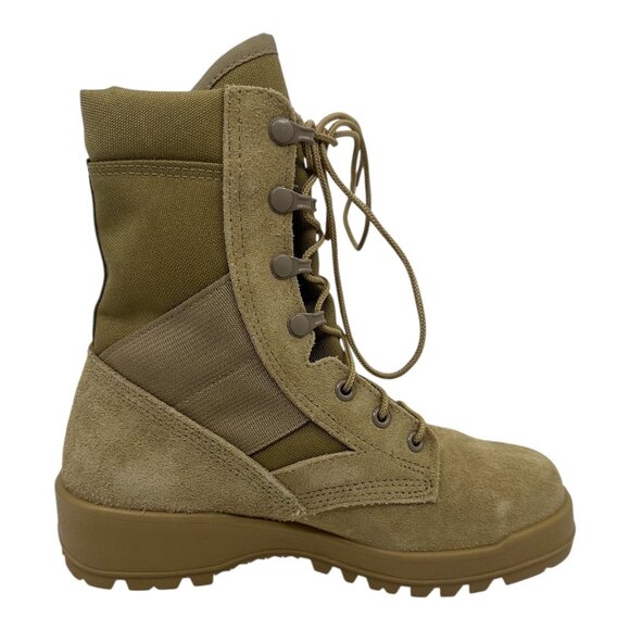 Odssey Mens SZ. 5.0 EW Combat Military Boots Tan Suede Hot Weather Tactical NWTS main image 10